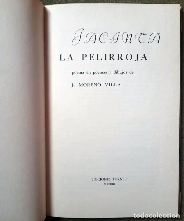 Libros: Jacinta la pelirroja. J. Moreno Villa - Foto 1