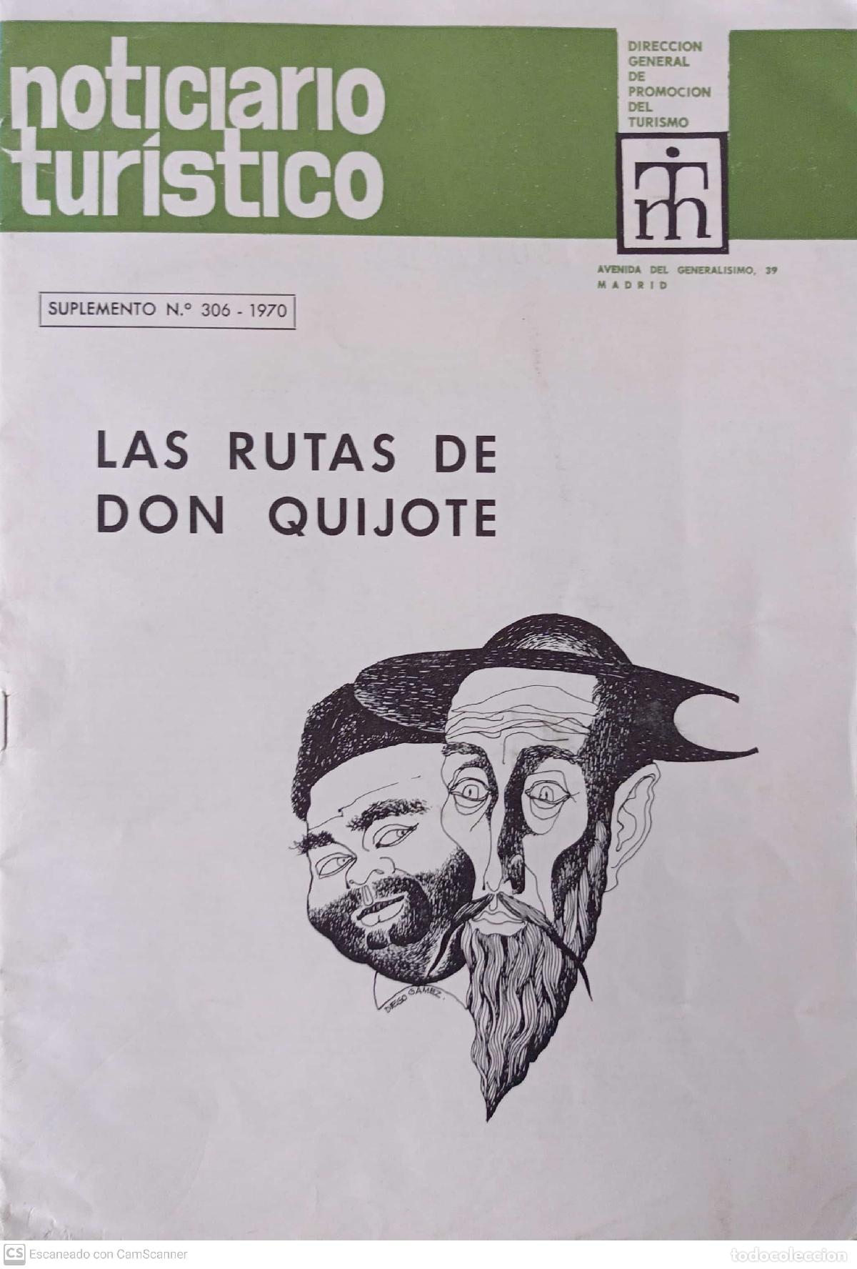 Libros: Noticiario tur&iacute;stico. Suplemento 306-1970. Las rutas de Don Quijote