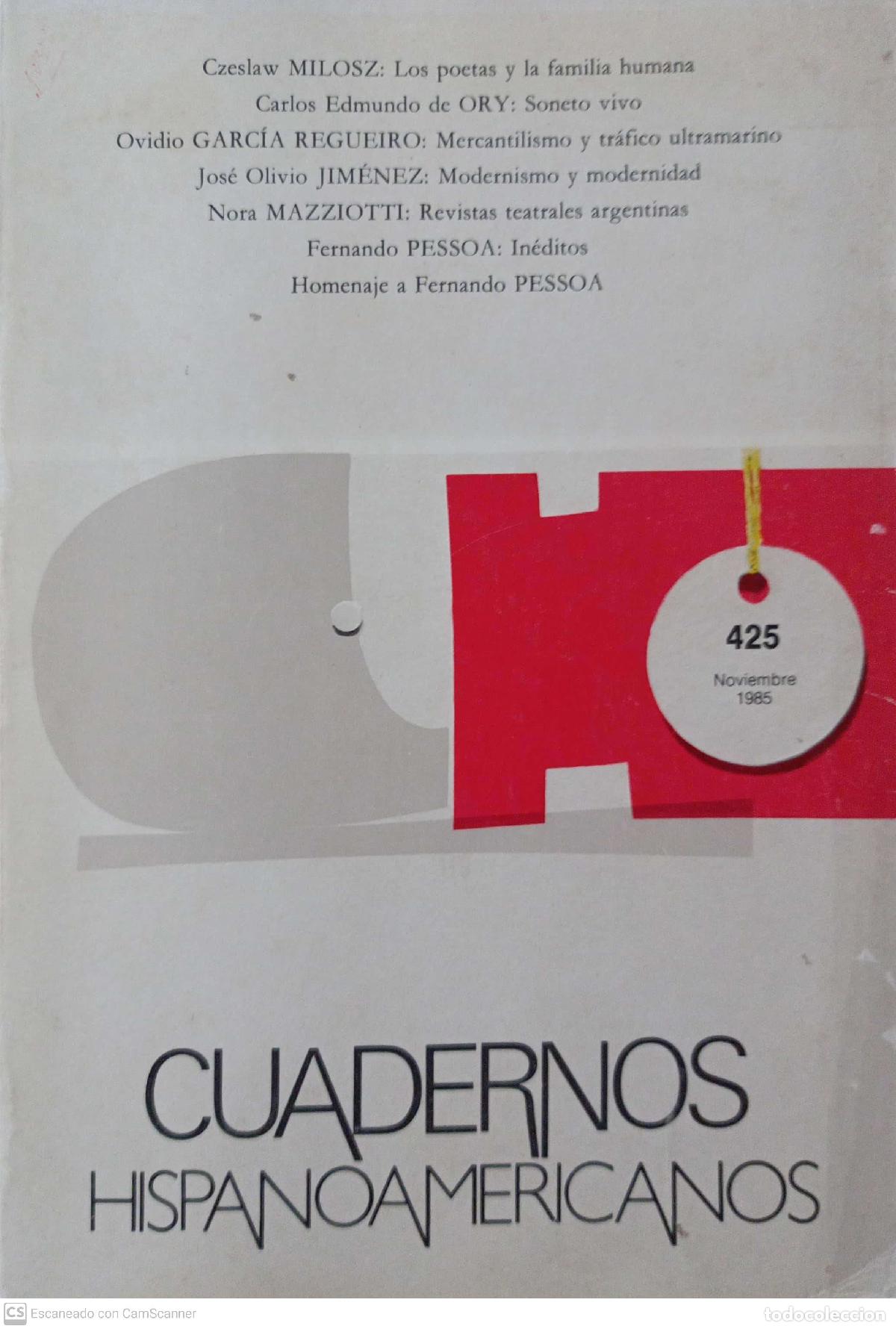 Libros: Cuadernos hispanoamericanos 425 - Foto 1
