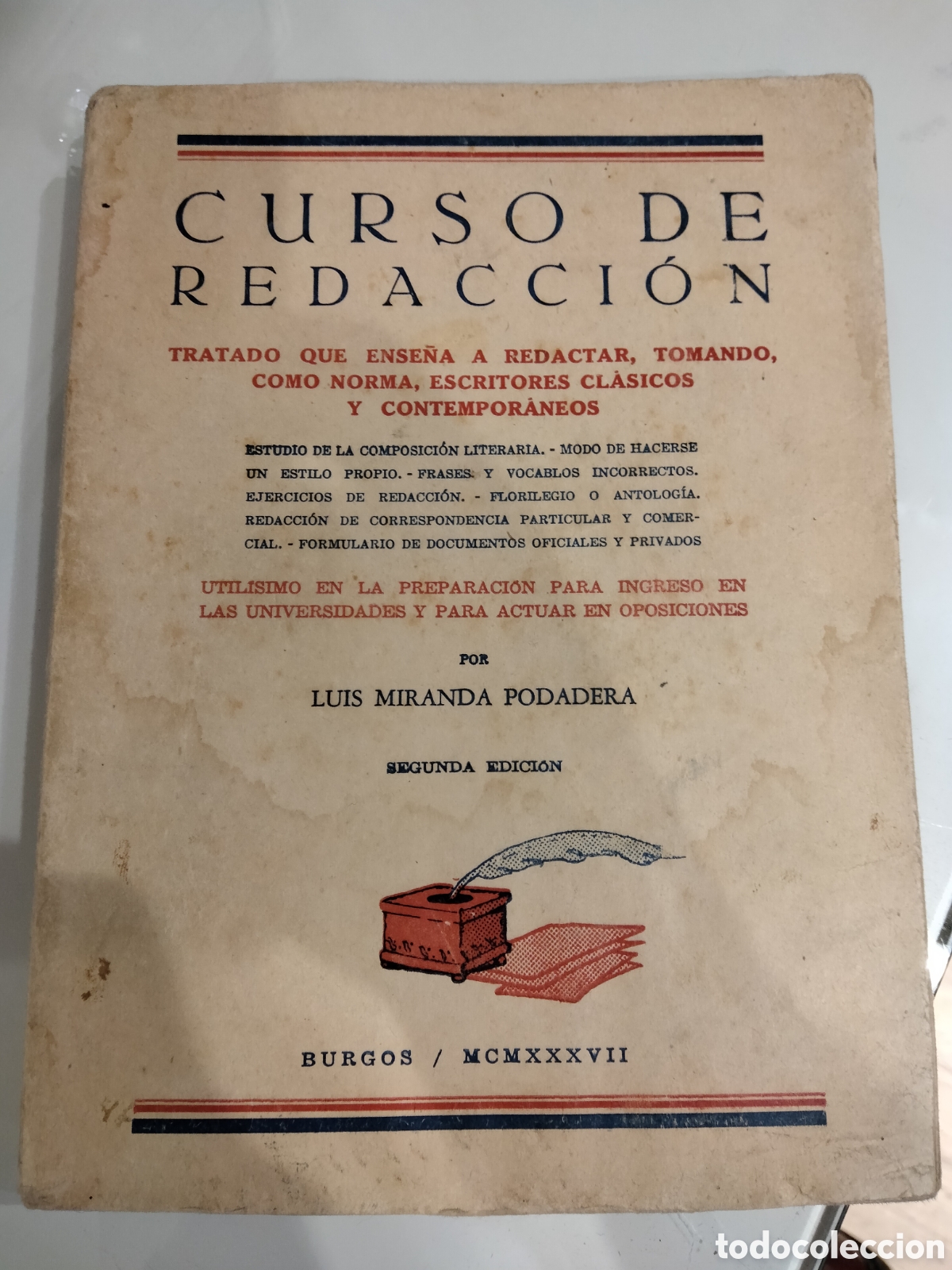 Libros: Curso de Redacci&oacute;n - Luis Miranda Podadera - Foto 1