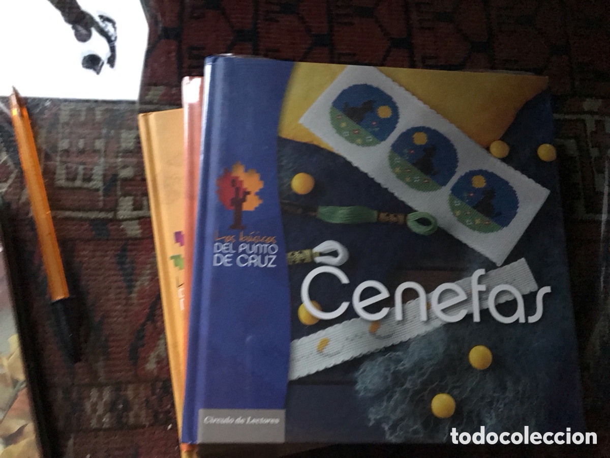 Libros: Los b&aacute;sicos del punto de cruz. C&iacute;rculo de lectores. Cinco libros. Pasta dura. - Foto 4