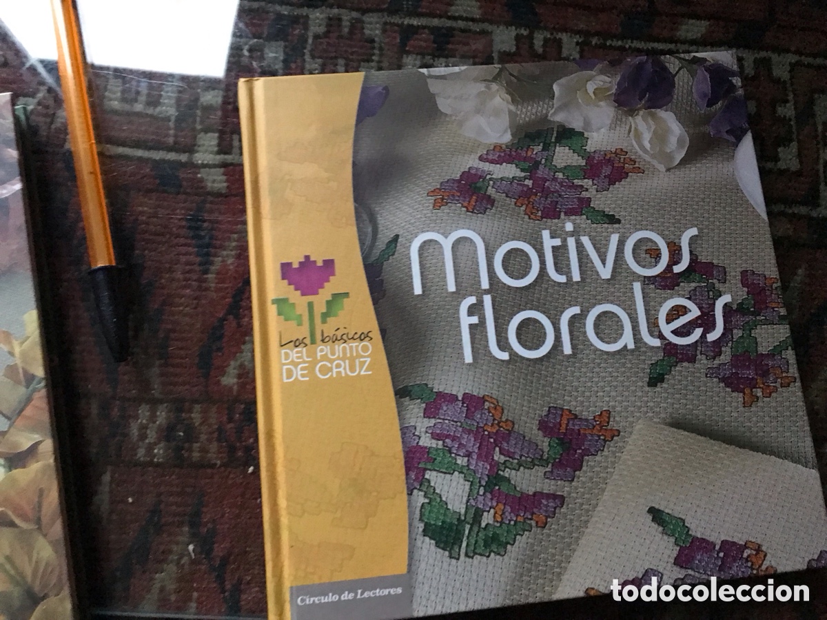 Libros: Los b&aacute;sicos del punto de cruz. C&iacute;rculo de lectores. Cinco libros. Pasta dura. - Foto 6