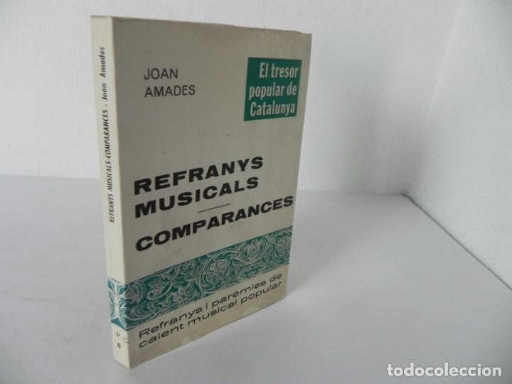 Libros: REFRANYS MUSICALS / COMPARANCES (JOAN AMADES) EDIT. SELECTA-1983 (EN CATAL&Aacute;N) - Foto 1