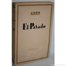 Libros: EL PASADO - AZORÍN