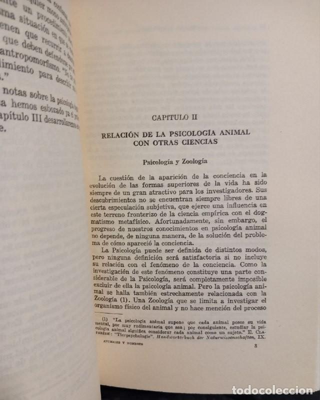 Libros: Animales y hombres. Estudios de psicolog&iacute;a comparada. - KATZ, David: - Foto 5