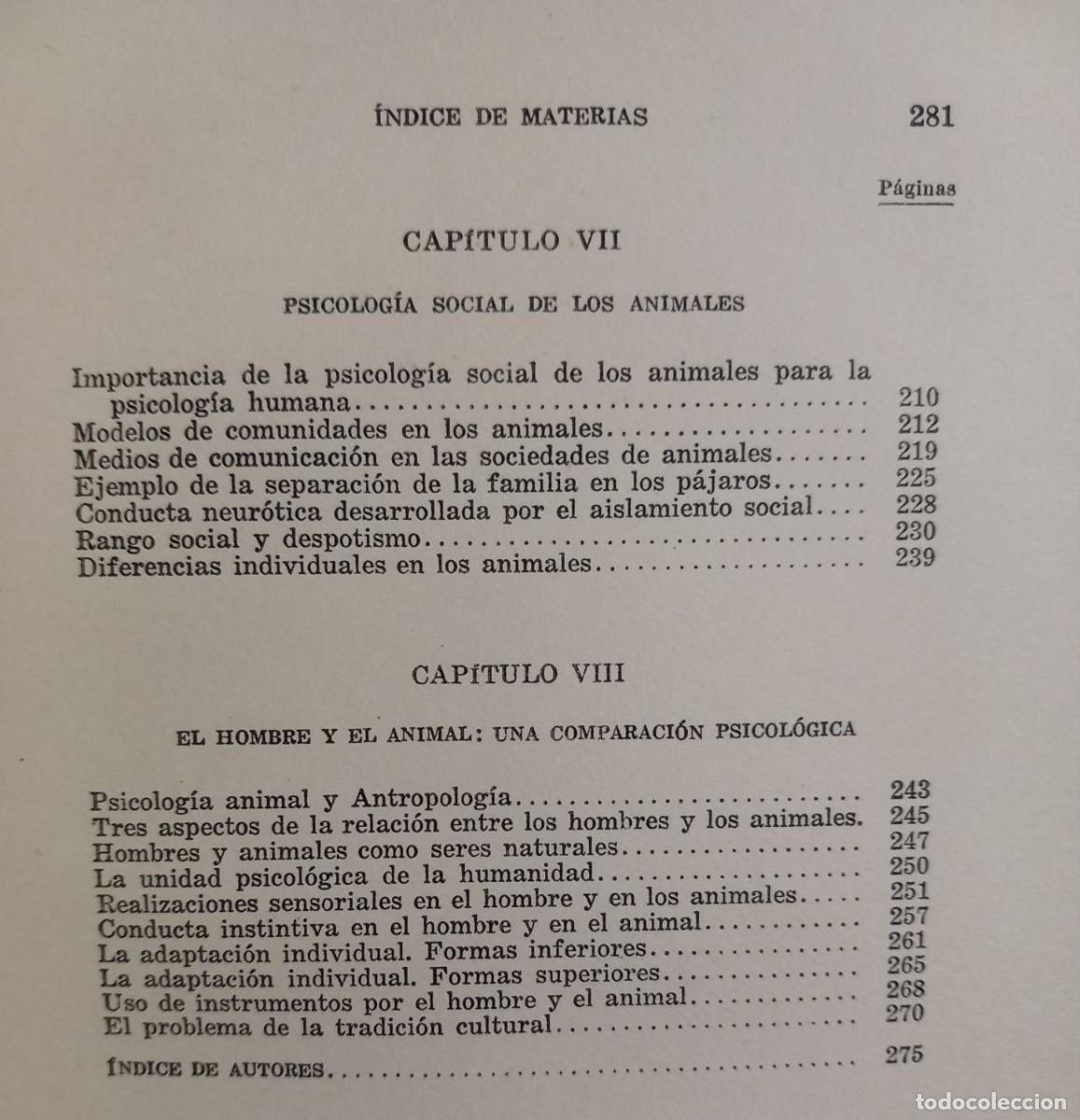 Libros: Animales y hombres. Estudios de psicolog&iacute;a comparada. - KATZ, David: - Foto 8
