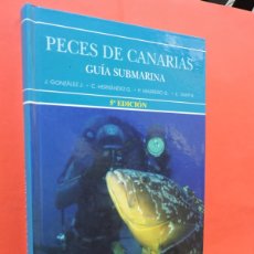 Libros: PECES DE CANARIAS, GUÍA SUBMARINA. FRANCISCO LEMUS EDITOR. 5ª EDICIÓN. TENERIFE, 2000