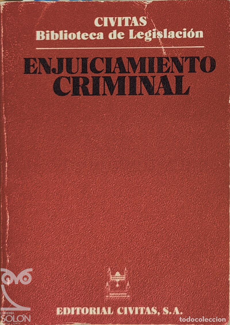 Libros: Enjuiciamiento criminal - Aa. Vv. - Foto 1