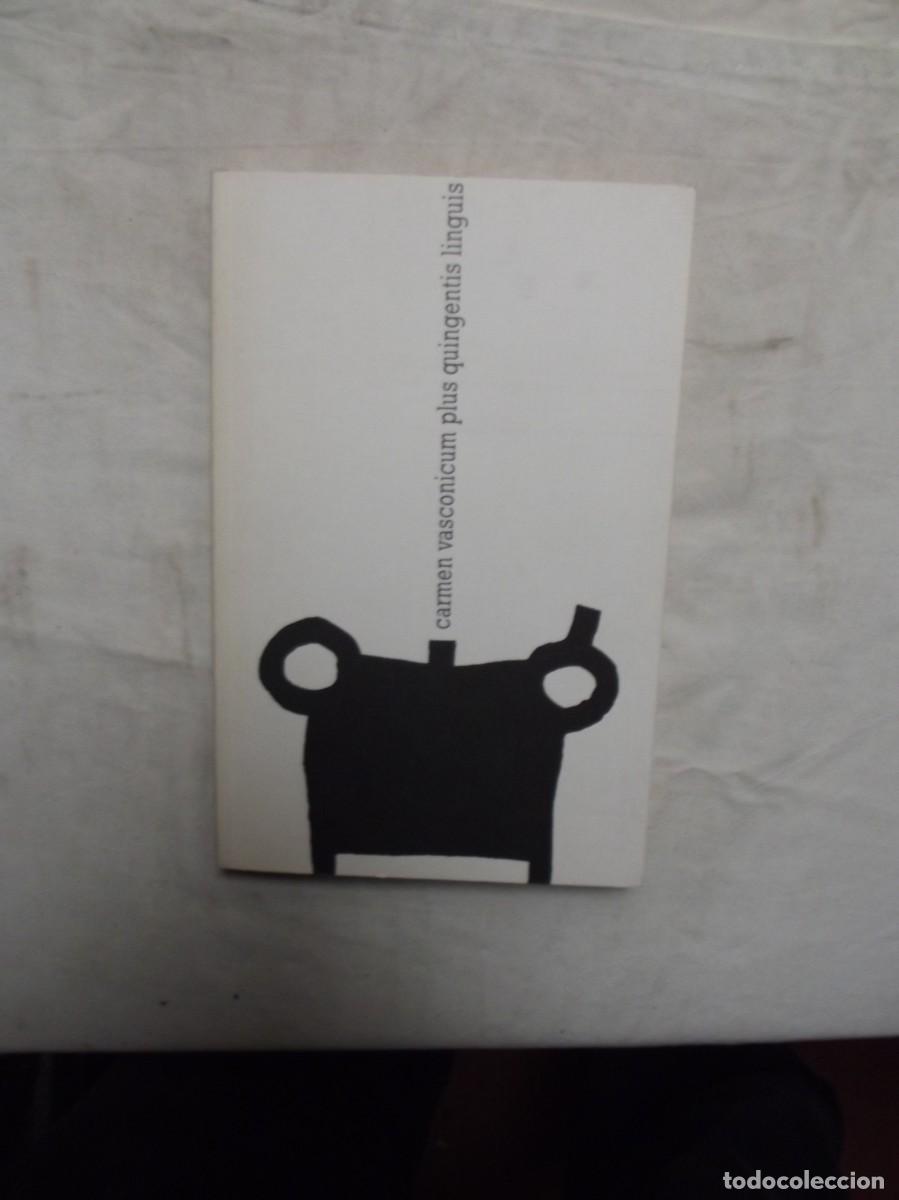 Libros: CARMEN VASCONICUM PLUS QUINGENTIS LINGUIS