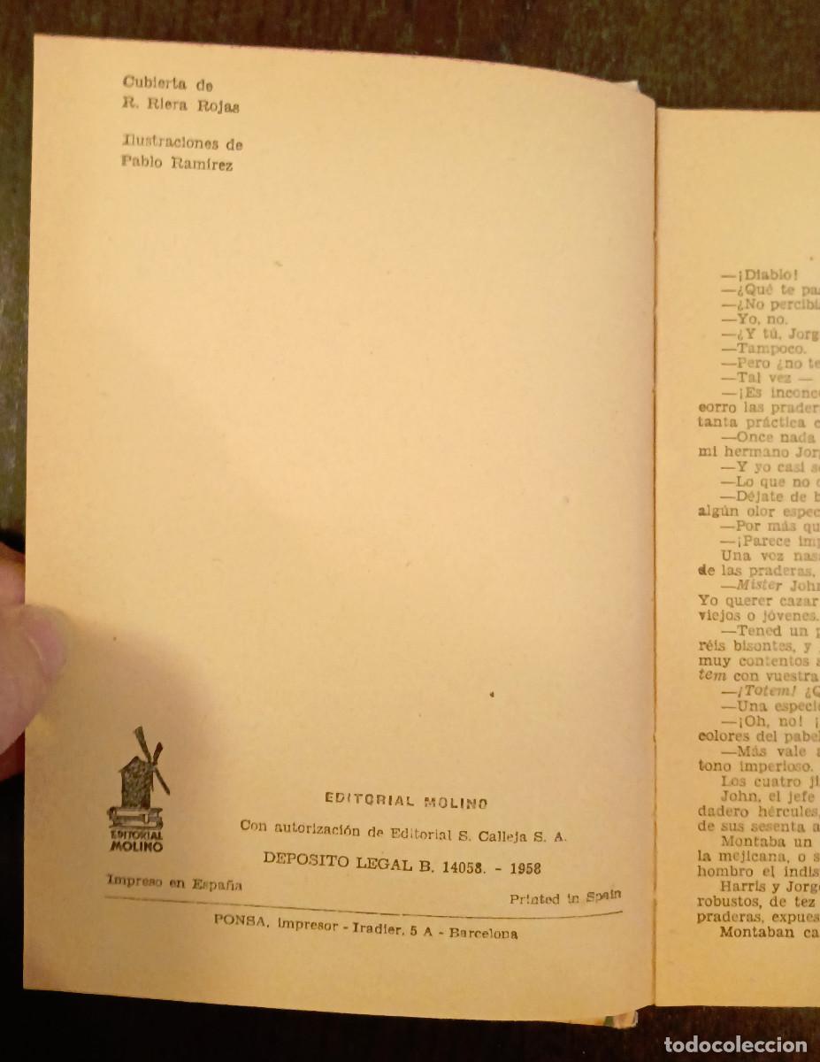 Libros: La cazadora de cabelleras. Emilio Salgari. - Foto 5