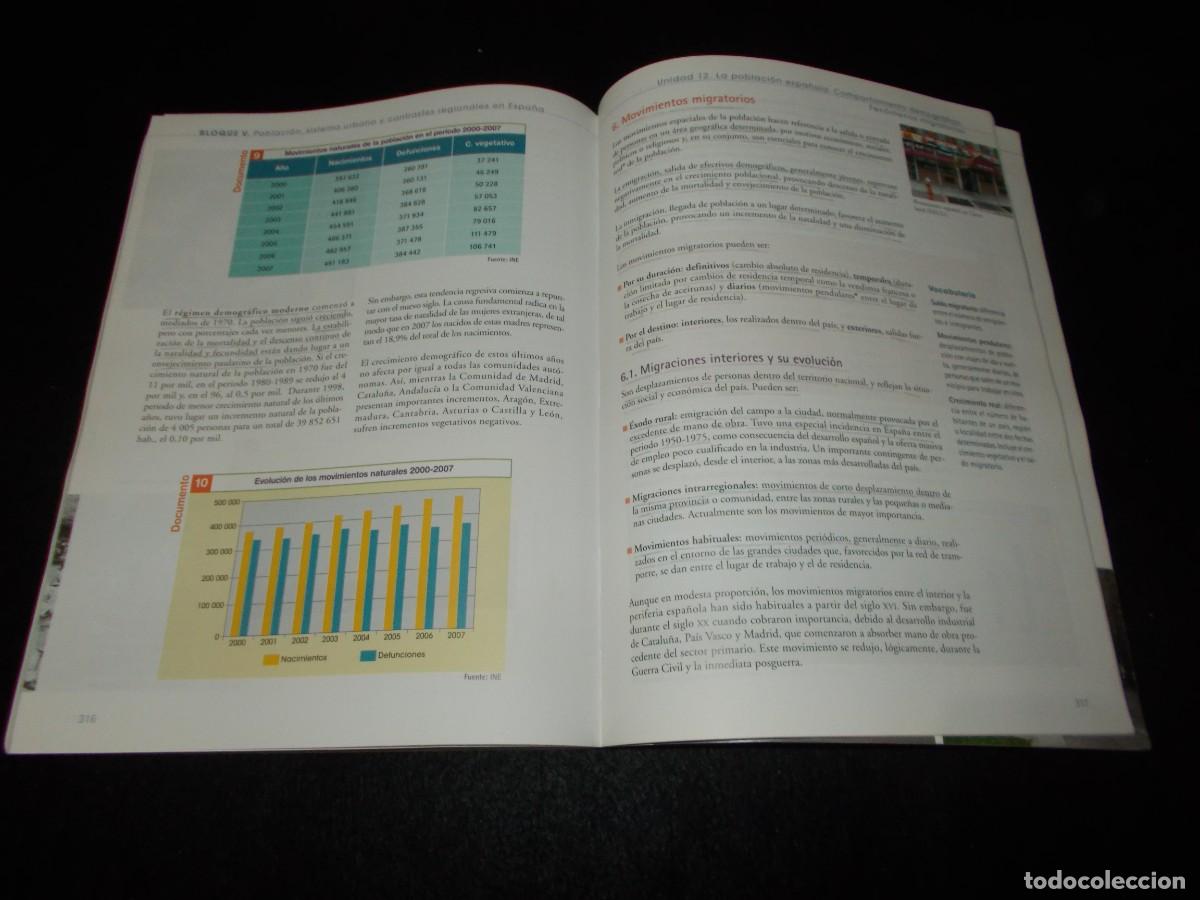 Libros: GEOGRAF&Iacute;A 2 BACHILLERATO 2&ordm; , ALGAIDA 2010. LIBRO DE TEXTO, ESCOLAR - Foto 7
