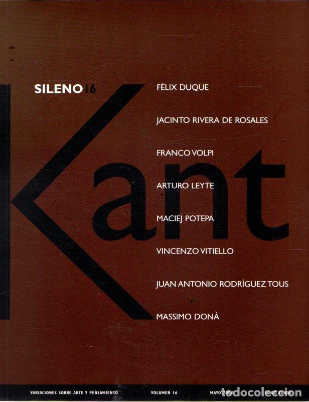 Libros: Sileno 16. Kant - VVAA - Foto 1