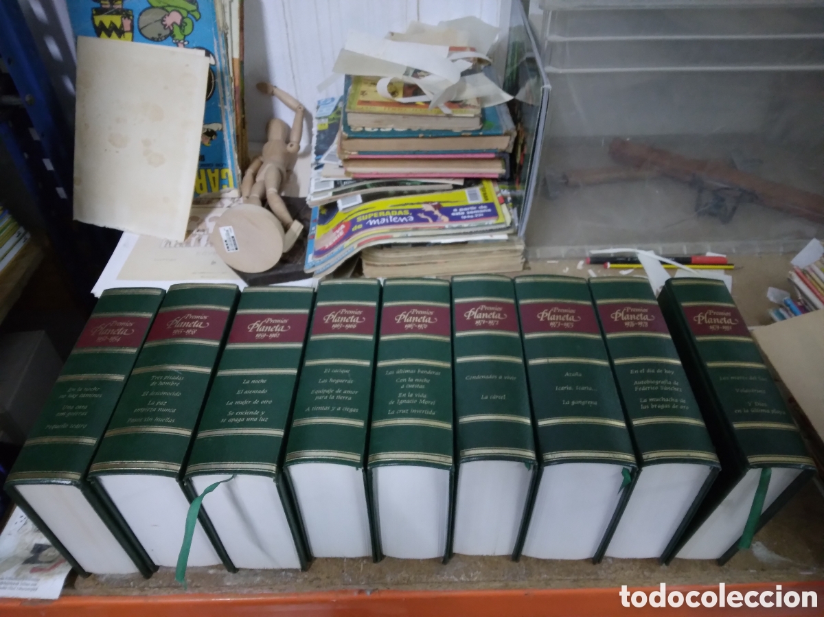 Libros: Premios Planeta, 1952 al. 1981, 9 tomos ,Planeta - Foto 2