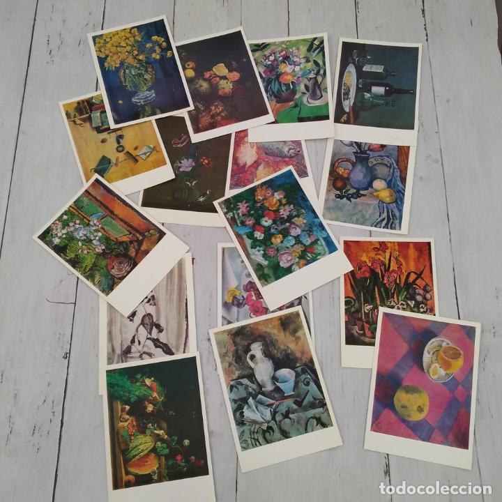 Libros: 14 postales rusas, bodegones - Foto 1