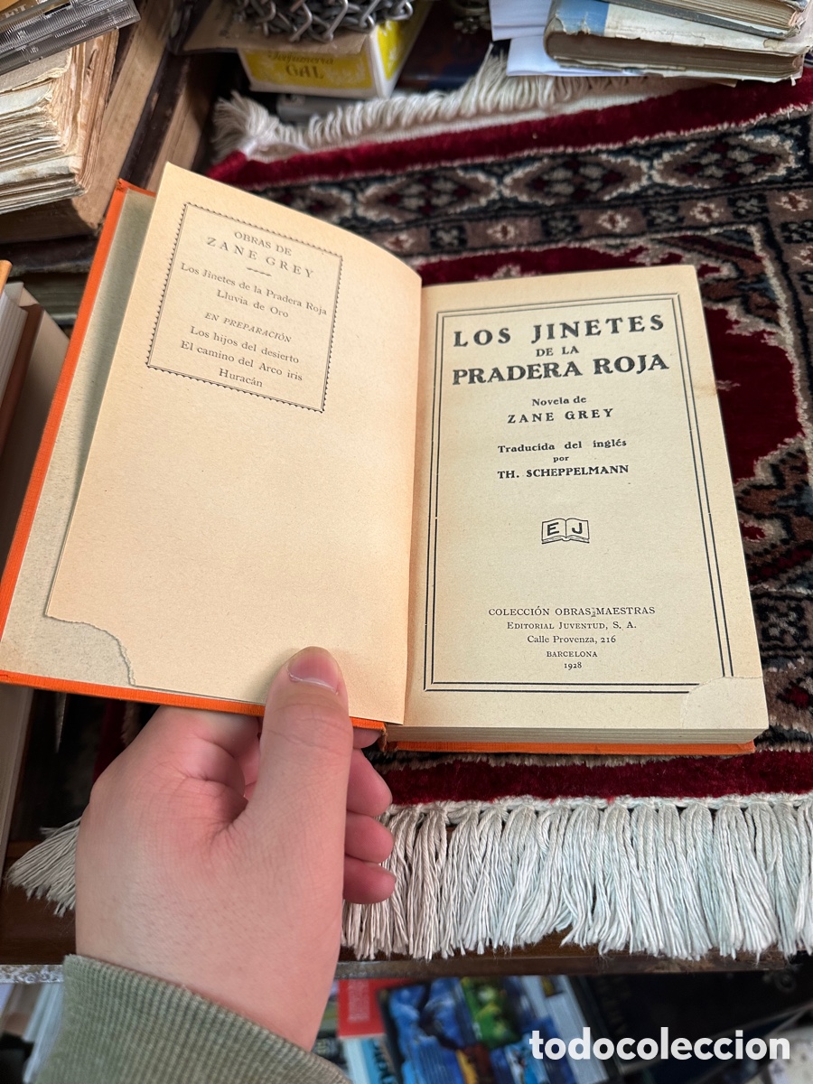 Libros: Los Jinetes de la Pradera Roja Zane Grey - Foto 2