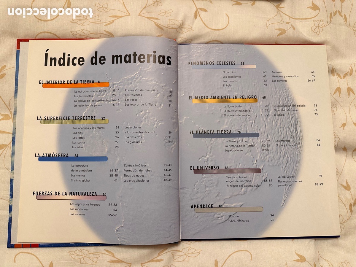 Libros: LA TIERRA. MARES Y OC&Eacute;ANOS. CONTINENTES. UNIVERSO. APRENDER ES F&Aacute;CIL. - Foto 3