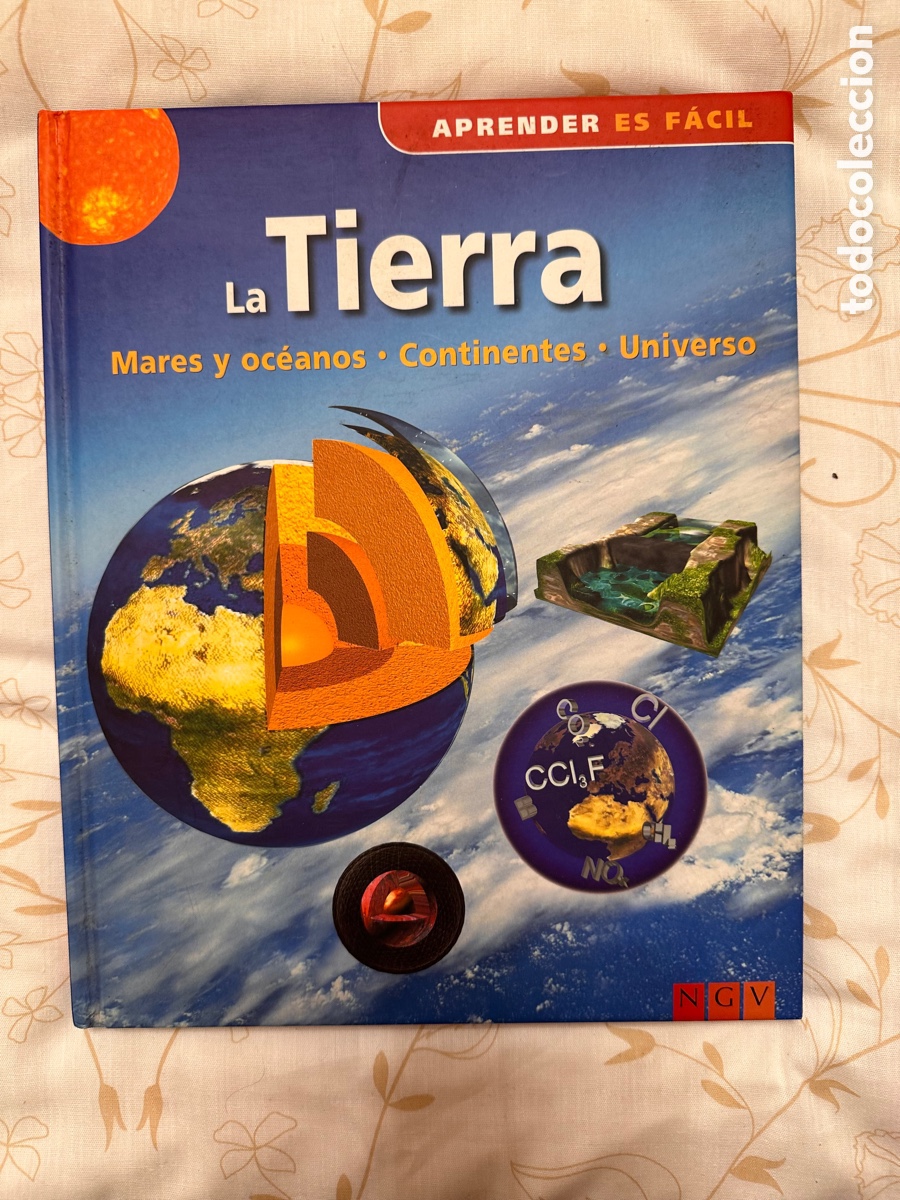 Libros: LA TIERRA. MARES Y OC&Eacute;ANOS. CONTINENTES. UNIVERSO. APRENDER ES F&Aacute;CIL. - Foto 1