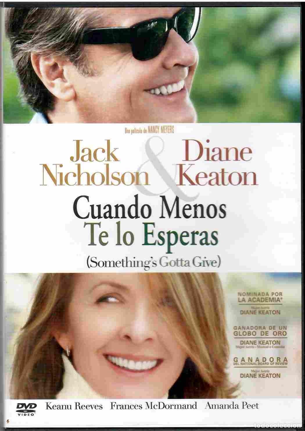 Libros: Cuando menos te lo esperas. - DVD. Nancy Meyers. EE.UU. 2003. Comedia. - Foto 1
