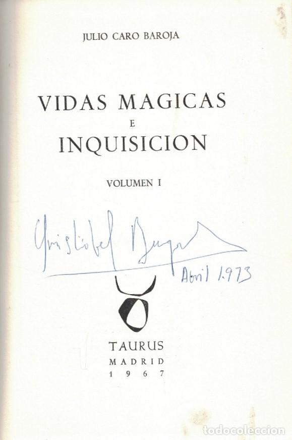 Libros: VIDAS M&Aacute;GICAS E INQUISICI&Oacute;N. Vol. I. - Caro Baroja. Julio, - Foto 1