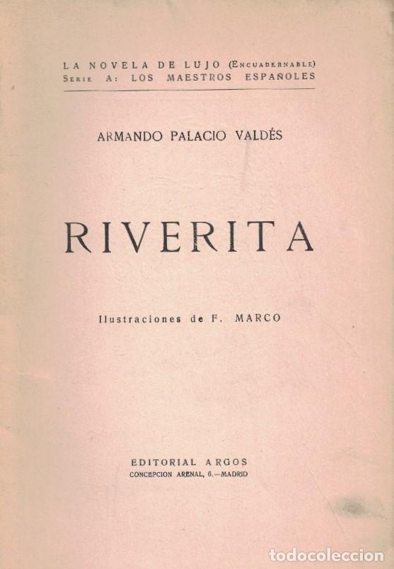 Libros: RIVERITA. - Palacio Vald&eacute;s. Armando, - Foto 1