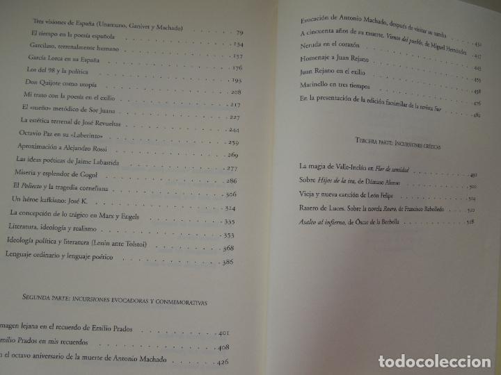 Libros: INCURSIONES LITERARIAS - ADOLFO S&Aacute;NCHEZ V&Aacute;ZQUEZ - BIBLIOTECA DEL EXILIO - ED. RENACIMIENTO 2008. - Foto 5