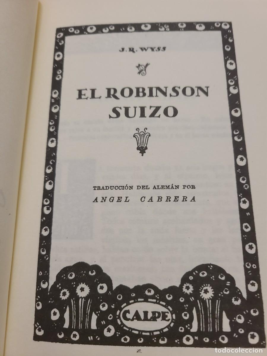 Libros: El robins&oacute;n suizo. J.R. Wyss. - Foto 2
