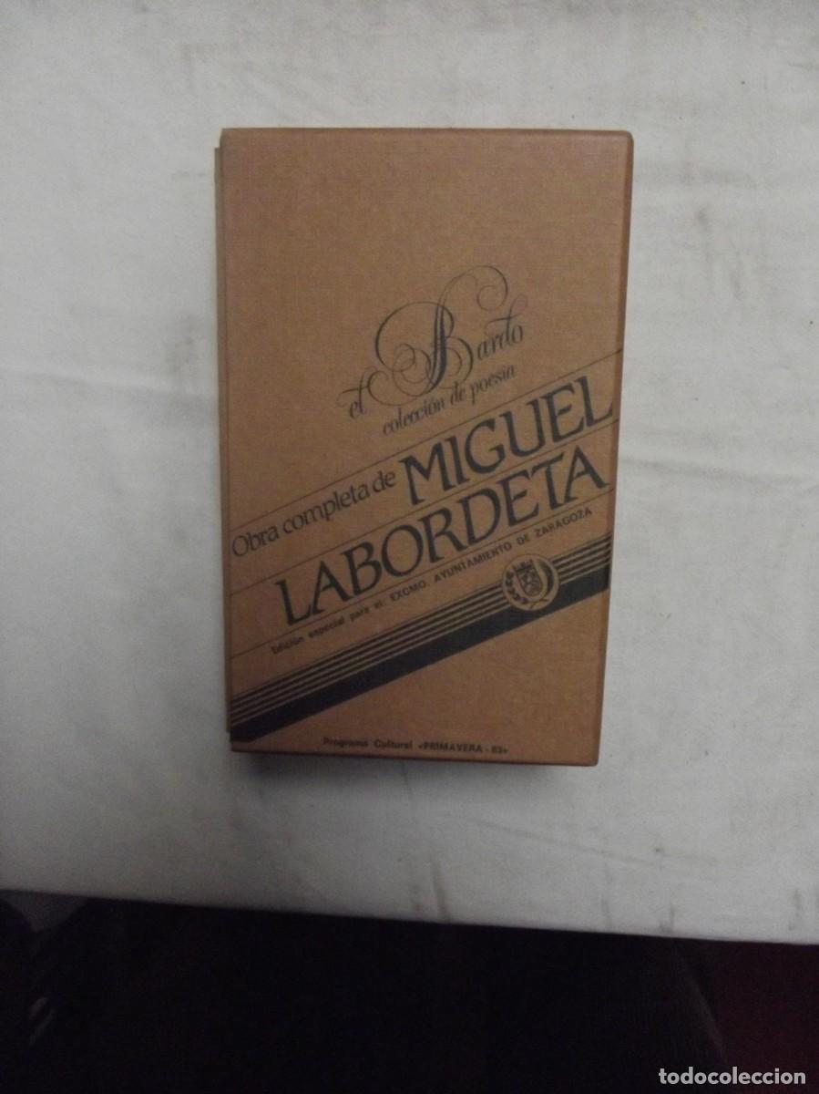 Libros: OBRA COMPLETA DE MIGUEL LABORDETA ( TRES LIBROS EN ESTUCHE ) - Foto 1
