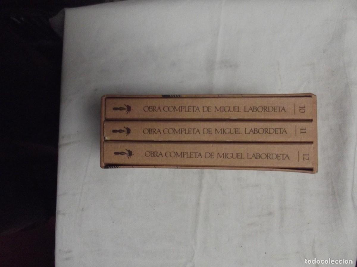 Libros: OBRA COMPLETA DE MIGUEL LABORDETA ( TRES LIBROS EN ESTUCHE ) - Foto 2