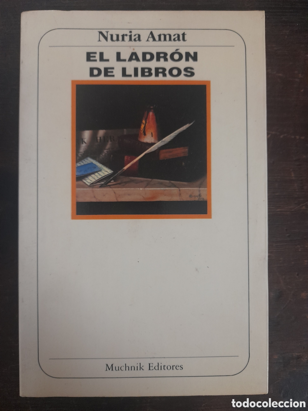 Libros: El Ladron de Libros, Nuria Amat - MUCHNIK 1988 - Foto 1