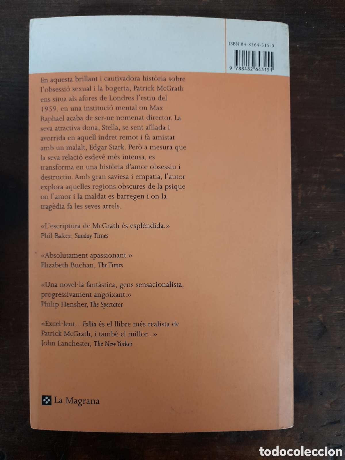 Libros: Follia, Patrick McGrath - MAGRANA 2001 - Foto 3