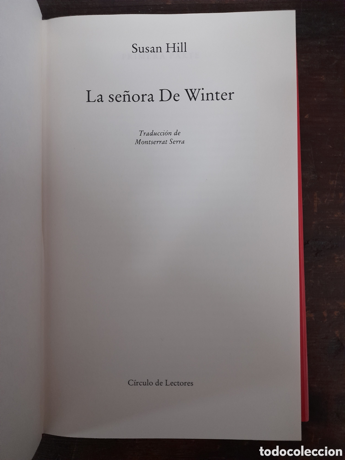 Libros: La Se&ntilde;ora de Winter, Susan Hill - CIRCULO DE LECTORES 1993 - Foto 2