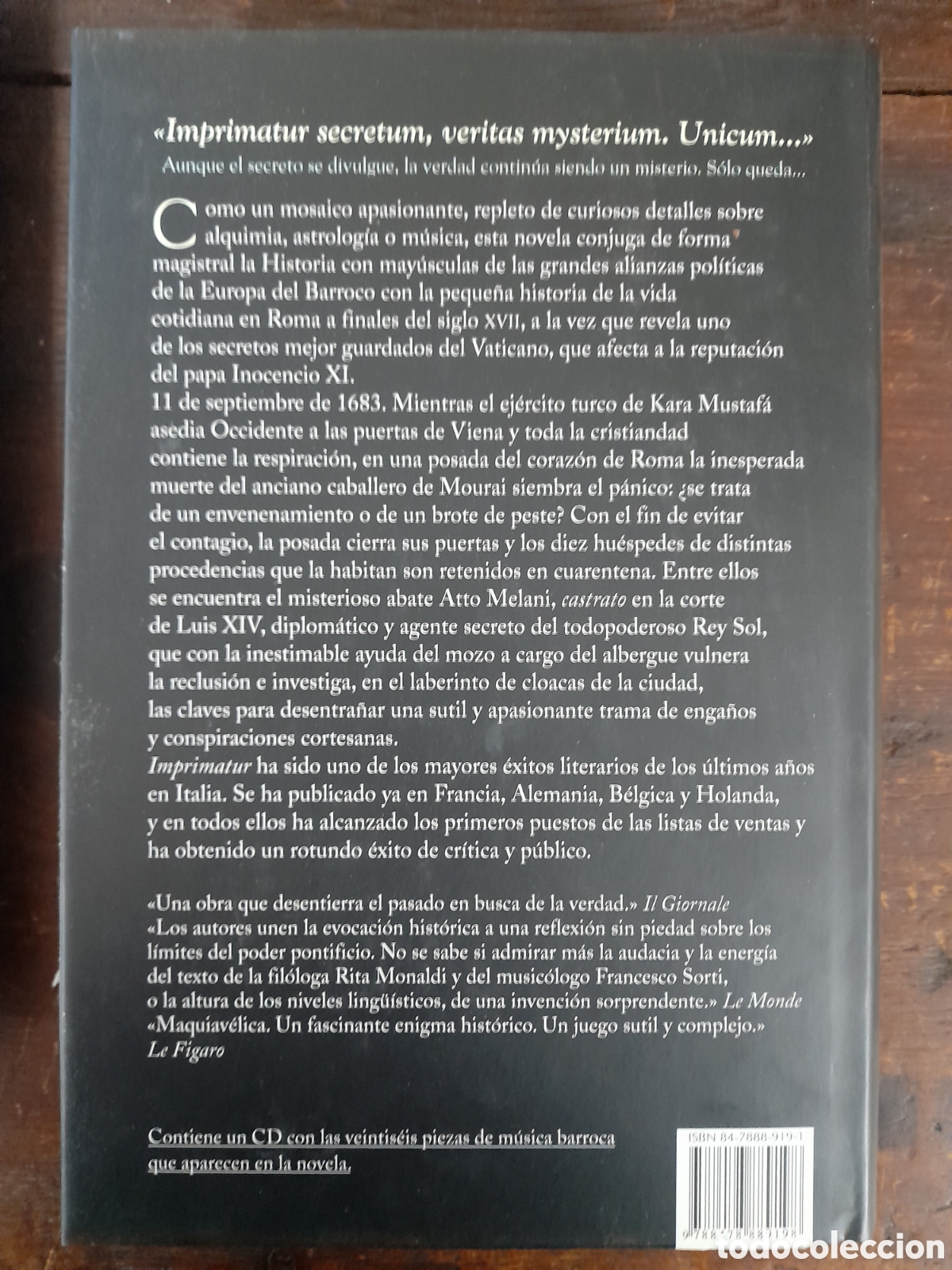Libros: Imprimatur, Monaldi & Sorti - SALAMANDRA 2004 - Foto 3
