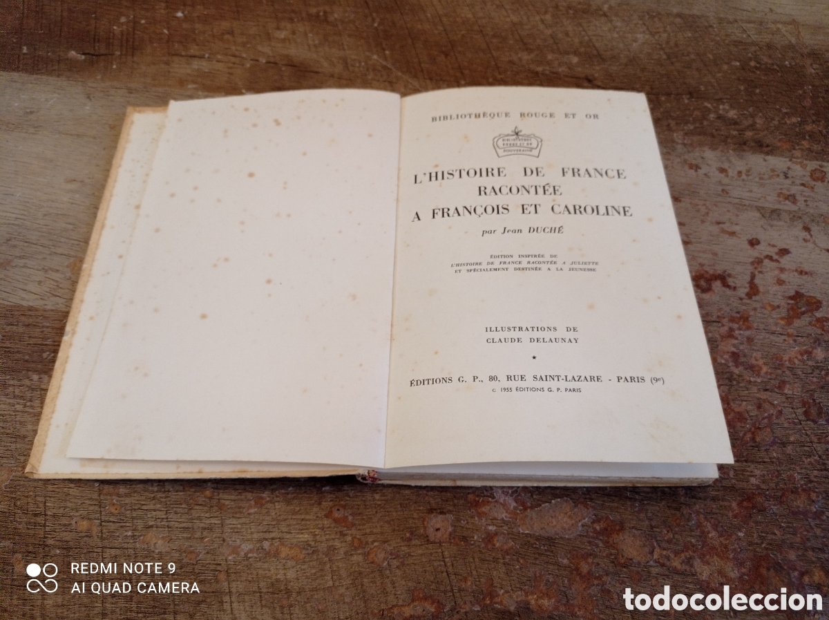 Libri di seconda mano: L'histoire de France racontee 1955