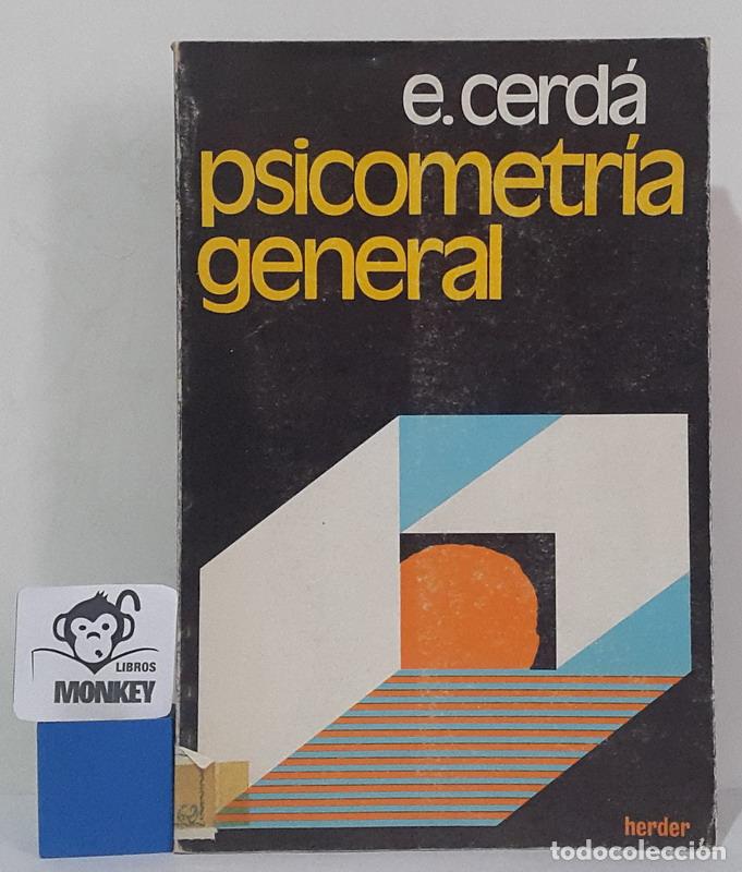 Libros: Psicometr&iacute;a general - E. Cerd&aacute; - Foto 1