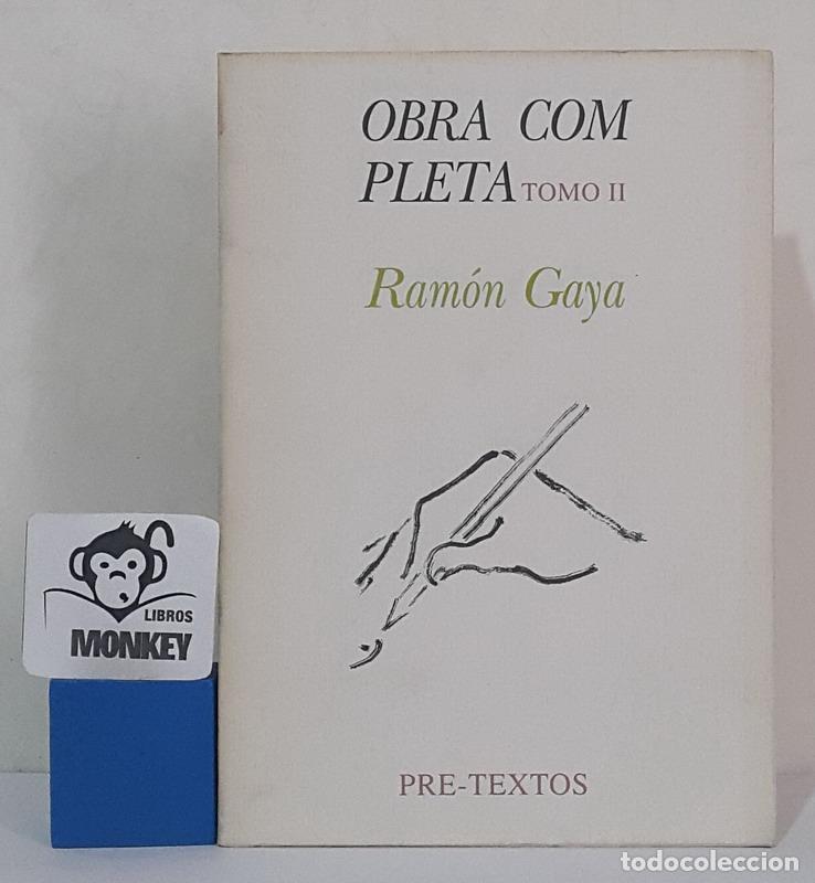 Libros: Obra completa. Tomo II - Ram&oacute;n Gaya - Foto 1