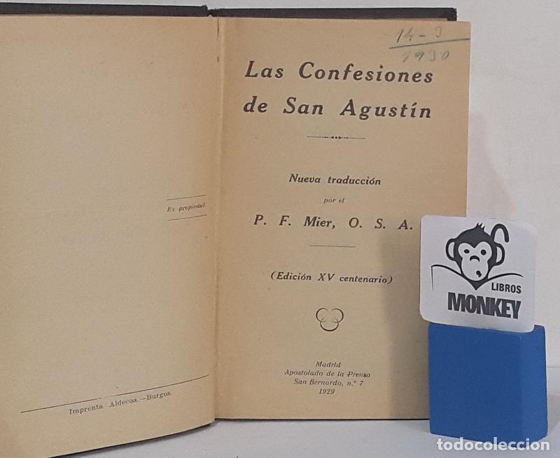 Libros: Confesiones de San Agust&iacute;n - San Agust&iacute;n - Foto 2