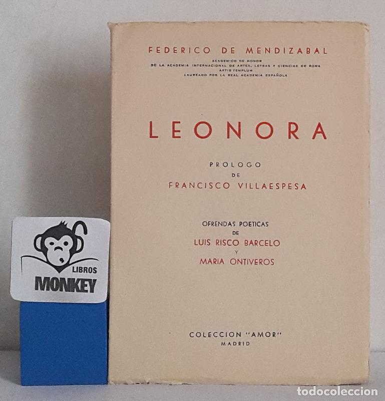 Libros: Leonora - Federico de Mendizabal - Foto 1