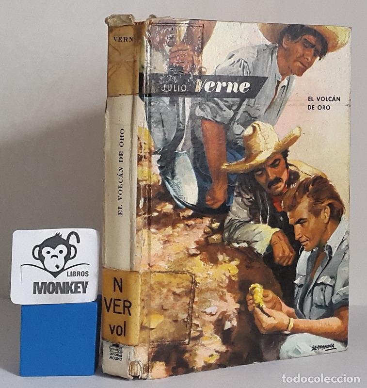 Libros: El volc&aacute;n de oro - Julio Verne - Foto 1