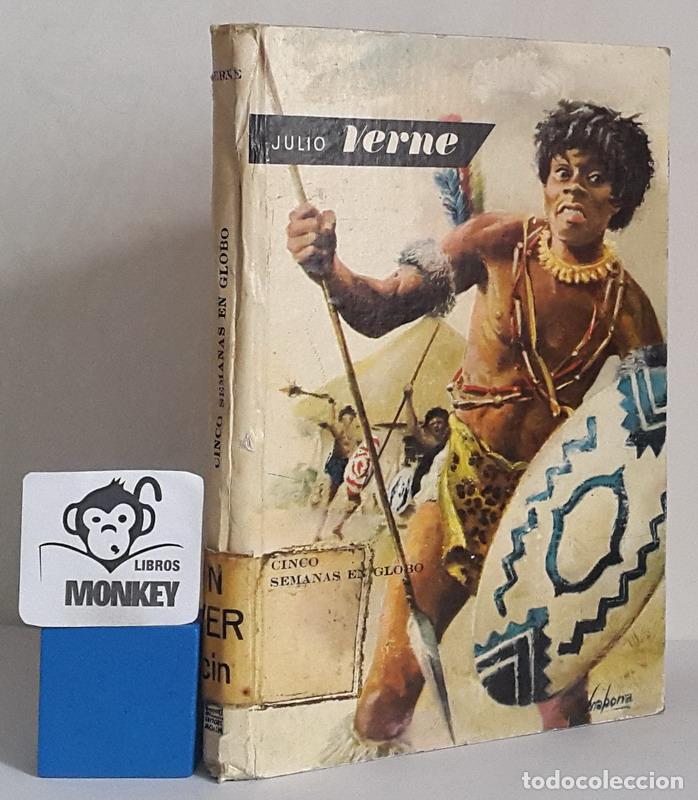 Libros: Cinco semanas en globo - Julio Verne - Foto 1