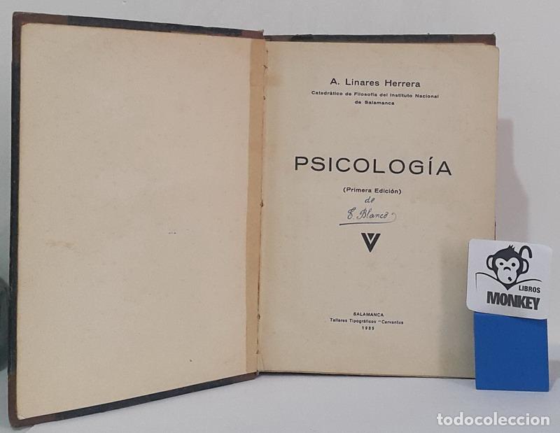 Libros: Psicolog&iacute;a - A. Linares Herrera - Foto 2