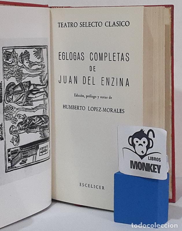 Libros: &Eacute;glogas completas. Teatro selecto cl&aacute;sico - Juan del Enzina - Foto 2