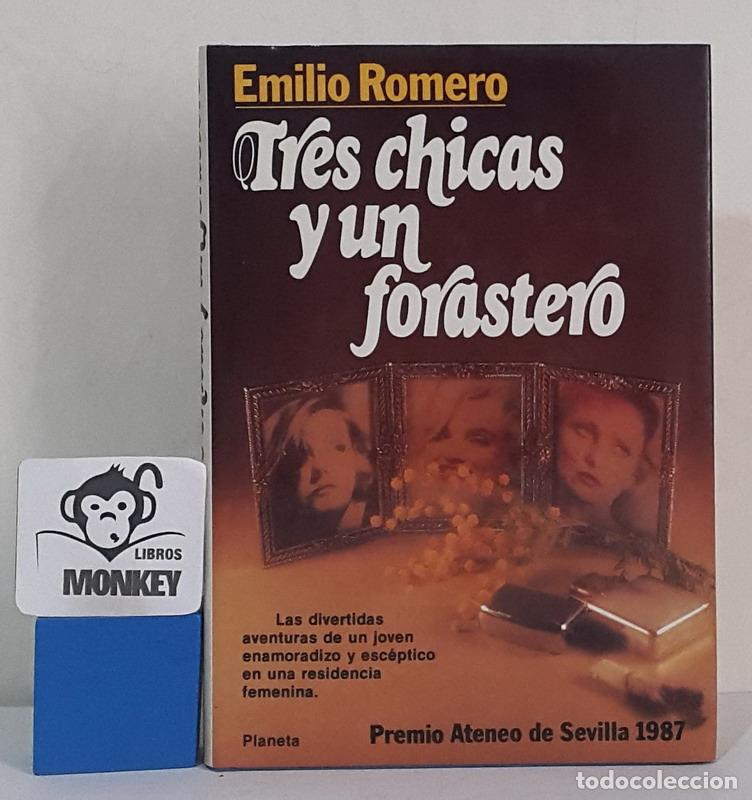 Libros: Tres chicas y un forastero - Emilio Romero - Foto 1