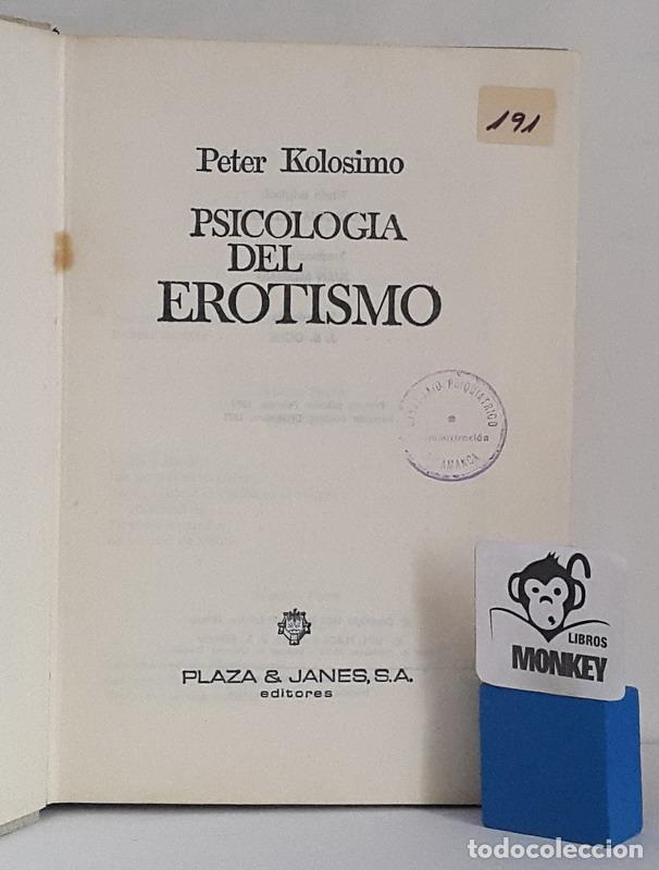Libros: Psicolog&iacute;a del erotismo - Peter Kolosimo - Foto 2