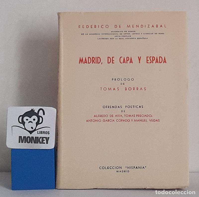 Libros: Madrid, de capa y espada - Federico de Mendizabal - Foto 1