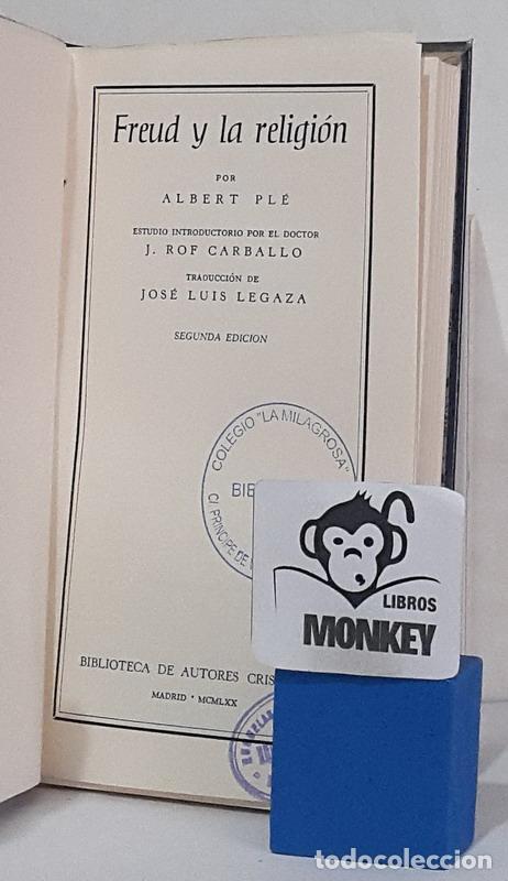 Libros: Freud y la religi&oacute;n - Albert Pl&eacute; - Foto 2
