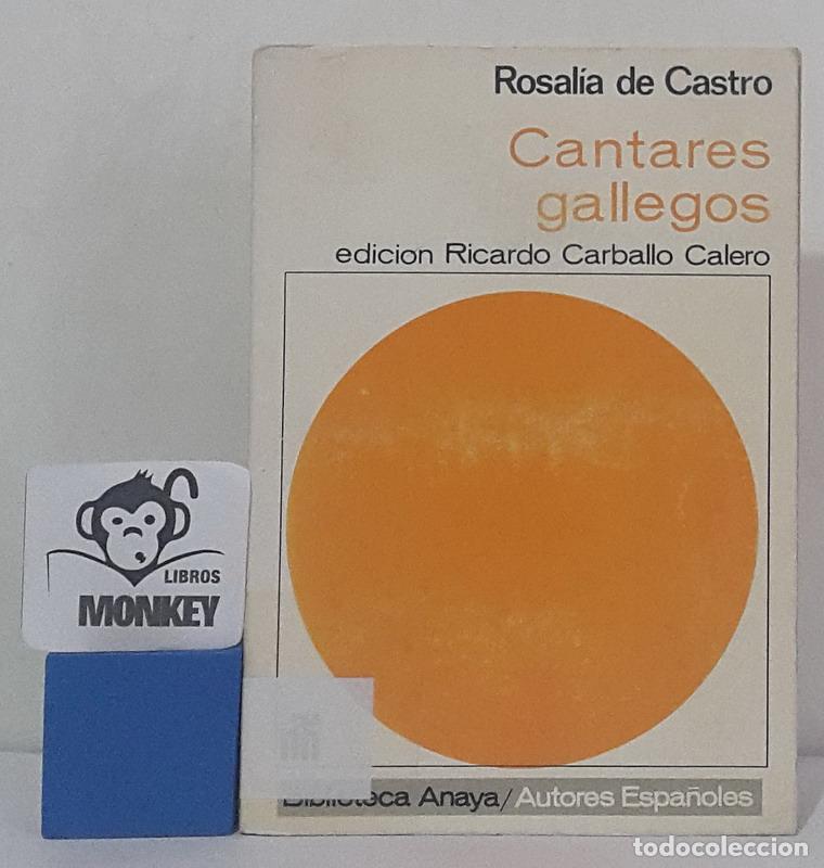 Libros: Cantares gallegos - Rosal&iacute;a de Castro - Foto 1