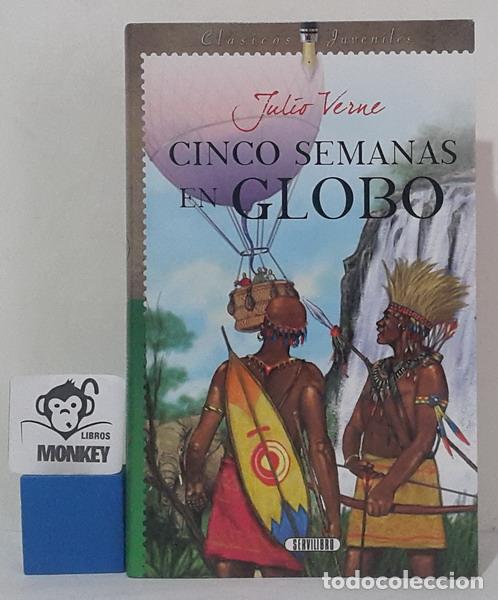 Libros: Cinco semanas en globo - Julion Verne - Foto 1
