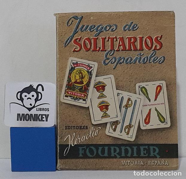 Libros: Juegos de solitarios espa&ntilde;oles - An&oacute;nimo - Foto 1