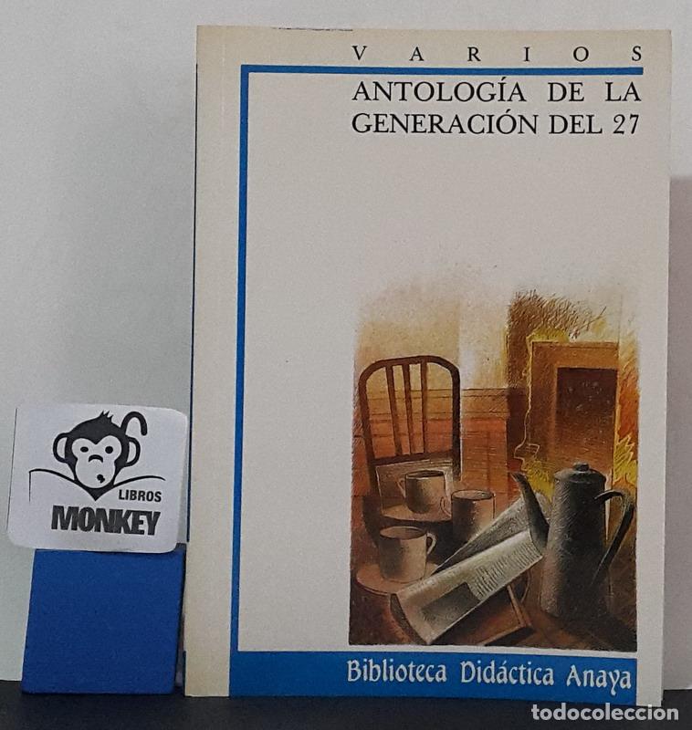 Libros: Antolog&iacute;a de la Generaci&oacute;n del 27 - VV.AA. - Foto 1