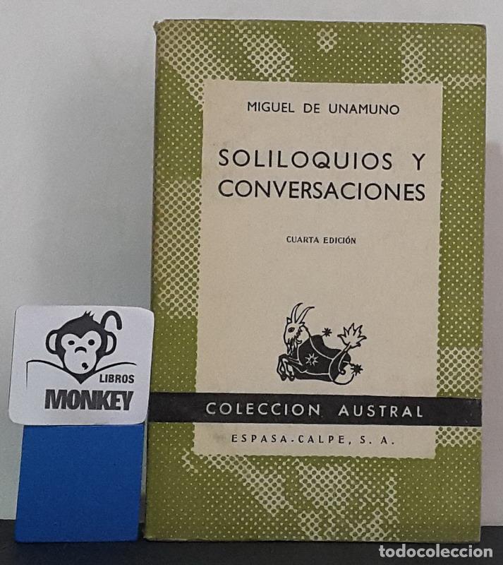 Libros: Soliloquios y conversaciones - Miguel de Unamuno - Foto 1